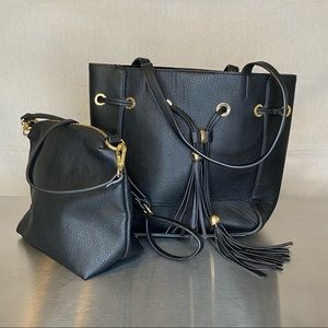 Black Hand bag pair from Charming Charlie’s